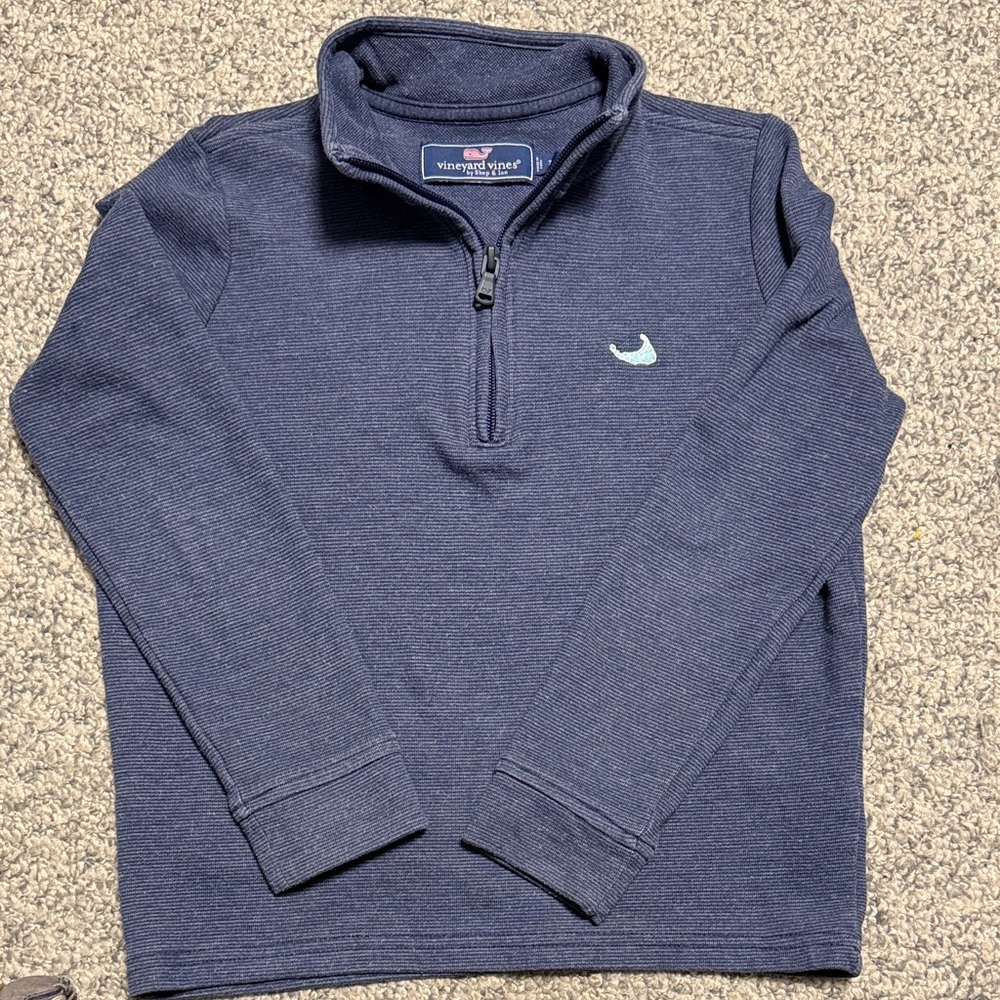 Vineyard Vines Boys Navy Shep Shirt - custom Nantucket embroidery